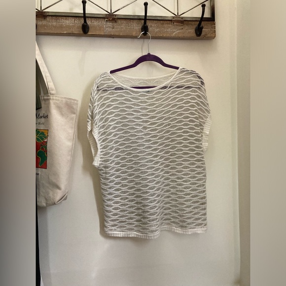 ALICE + OLIVIA Striped Scoop Neck Knit Sweater - Picture 2 of 6